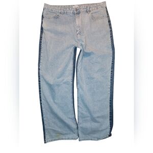 ⚠️Final Sale⚠️ Forever 21 Size 18 Two-tone Jeans Wide Leg Baggy